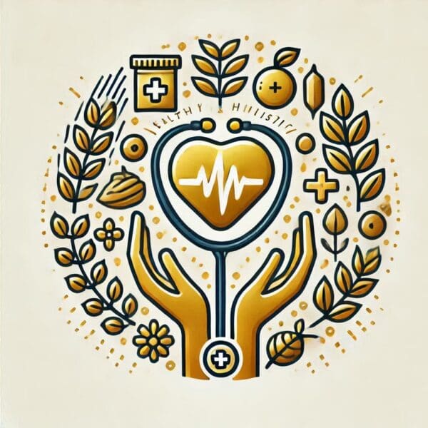 Here's an alt tag for the image: Holistic healthcare, heart, healthy lifestyle.
