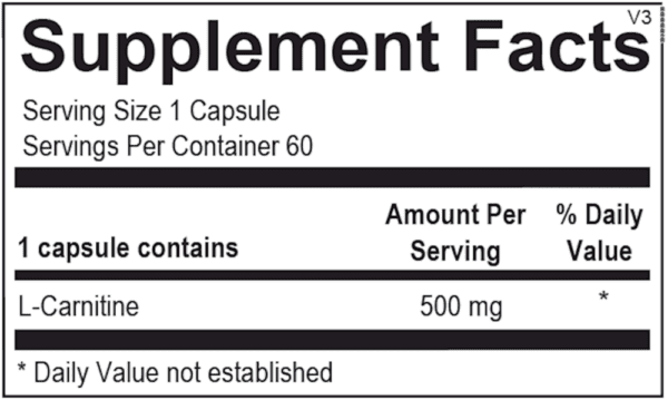 OM - L-Carnitine (60) - Image 2