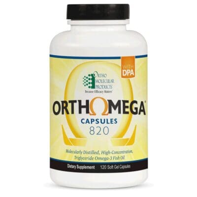 Ortho Omega-3 820 capsules.