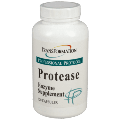 Protease enzyme supplement, 120 capsules.