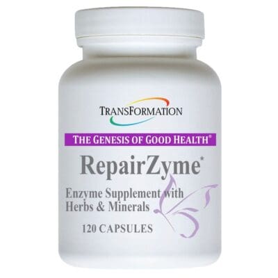 RepairZyme: 120 enzyme capsules with herbs & minerals.