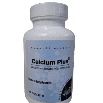 Calcium Plus dietary supplement, 90 tablets.