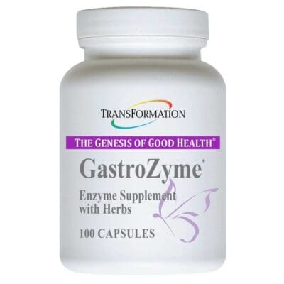 GastroZyme enzyme supplement, 100 capsules.