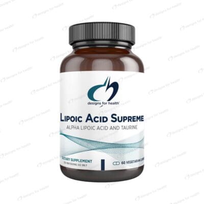 Lipoic Acid Supreme supplement bottle.