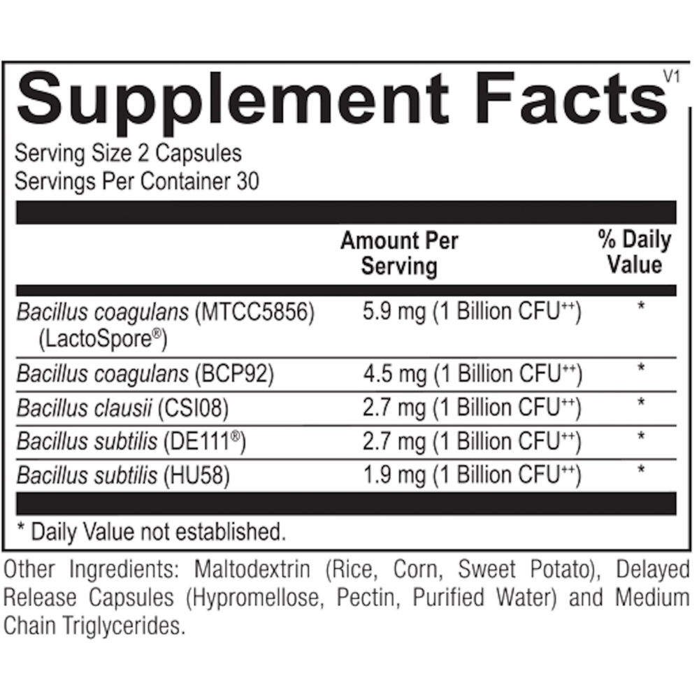 OM-281 Ortho – Spore Complete Probiotic (60) - Image 2